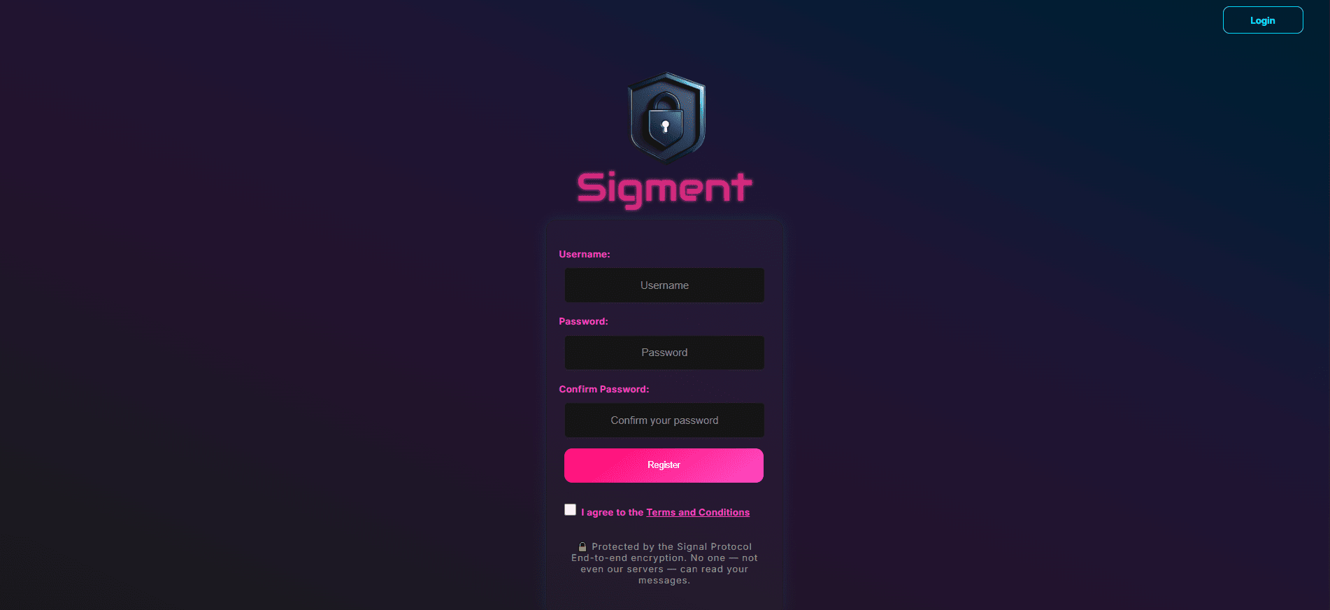 register page